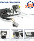 Front Left Door Lock Latch Actuator Assembly For 1998-2004 Toyota Tacoma - Direct Replacement, Non OEM, Replaces 69040-04010 And 931492, Fits 2.4L Engine, Easy Install, Ultra Durable Front Door Lock Component on white background