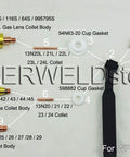 Pro TIG Collet Bodies 13N28 3/32 Inch 2.4 Millimeter Orifice Fits PTA DB SR WP 9 20 25 Welding Torch Pack of 10 showcased.