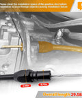 Flexible Stainless Braided Transmission Dipstick Hose For GM 700R4 4L60E 4L80E Providing Easy Install Black Finish