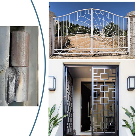 Four Pack Weldable Barrel Hinges 4 1/8 By 3/4 Inch Heavy Duty Gate Hinges Weld On Bullet Hinges Ball Bearing Detachable