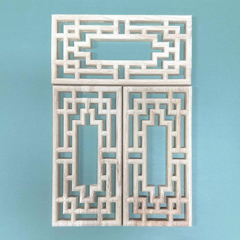 Four Piece Set Of Top Notch Wood Appliques Featuring Slick Floral Carvings For Gotta Love Diy Furniture Updates And Badass Room Refreshes With A Classic Design That Totally Slaps On Cabinets Plus Dressers, intricate wood carvings.