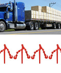 Heavy Duty Lever Chain Binder for Five Sixteenths to Three Eighths Inch Chains, 9200 Lb Working Load Limit shown with truck loaded on highway