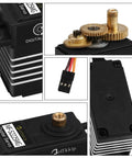 Beefy 2 Pack 25Kg Digital Servo Motor High Torque RC Servo Full Metal Gear Waterproof With 25T Servo Arm details