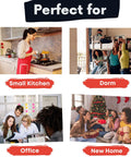 Maconee Microwave Grill For Melty Cheesy Sandwiches And Crispy Paninis in a small kitchen setting, cooking meal.