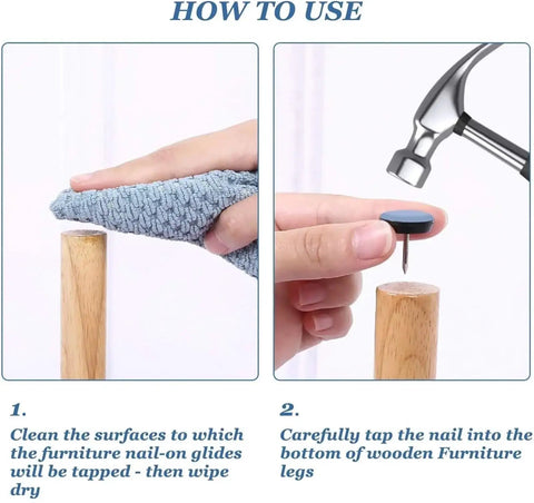 How to use Heavy Duty Chair Leg Floor Protectors And Furniture Sliders With Bumper Glides For Hardwood Surfaces.