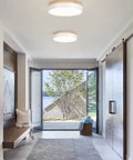 Entrance with modern lighting, showcasing Crystal Firework Ceiling Light With 10 Lights Sputnik Style Close To Ceiling Fixture.