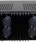 Back view of Thirteen Point Eight Volt DC Regulated Power Supply With Fuse Protection And Twenty To Twenty Two Amp Output