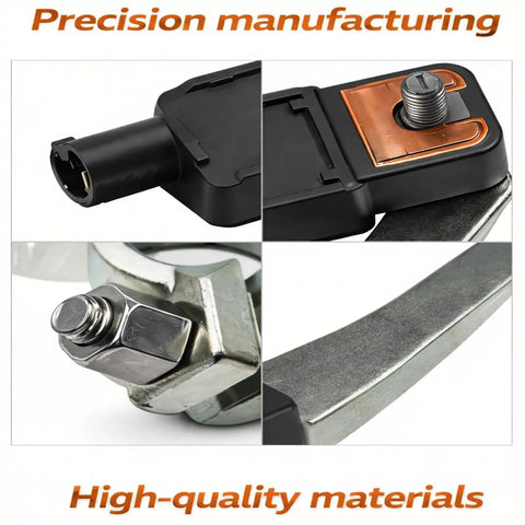 Close-up of Battery Cable Sensor Terminal End Replacement For Jeep Wrangler 2018-2025 Gladiator 2020-2025 And Ram 1500 2019-2024 Direct Fit For 68289207AC AA AB, High Quality Battery Sensor Connector For Beefy Rock Solid Electrical Connection