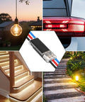 50 Pcs LED No Solder No Strip Terminal Block D3 connector for vehicle audio, LED strips, and wiring projects, 20-24 AWG compatible