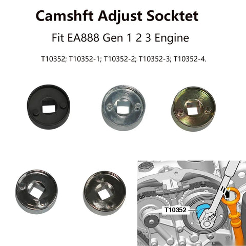 Engine Timing Tool Kit For VW Audi 2.0T 1.8 2.0 TSi TFSi EA888 Series camshaft adjust sockets for T10352 tools