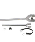 Beefy Heavy Duty Transom Saver Adjustable From 24 To 36 Inches With Roller Head And Trailer Mounts hardware components