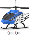 Beginner Friendly Remote Control Helicopter With Altitude Hold And Dual Speed Modes For Adults And Kids Big Size S39H Drone Blue