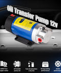Heavy Duty 12V Electric Oil Extractor Pump For Rapid Motor And Transmission Fluid Exchange Uses Dipstick Access For Grease Monkey Free Garage Work On Cars And Small Equipment.