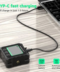 Rechargeable Magnetic Angle Finder With 0.01 Degree Resolution And 0.2 Degree Accuracy For DIY And Pro Woodworking Plumbing And Metalwork Ready To Roll Out Of The Box For Easy Leveling And Precision Angle Setup, USB-C charging cable
