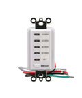 Front view of 60 Minute In Wall Countdown Timer With Auto Shut Off Energy Efficient Wall Mounted Digital Timer For Lights Fans And Heaters Easy Install Indoor Timer Programmable Power Saver For Home