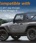 Jeep Wrangler Driver Side Sun Visor Mounting Clip Replacement Left Side Black Sun Visor Bracket For 2012 2013 2014 2015 2016 2017 2018 Beefed Up PP Plastic Easy Install Repair Clip compatibility image