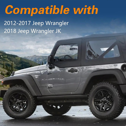 Jeep Wrangler Driver Side Sun Visor Mounting Clip Replacement Left Side Black Sun Visor Bracket For 2012 2013 2014 2015 2016 2017 2018 Beefed Up PP Plastic Easy Install Repair Clip compatibility image