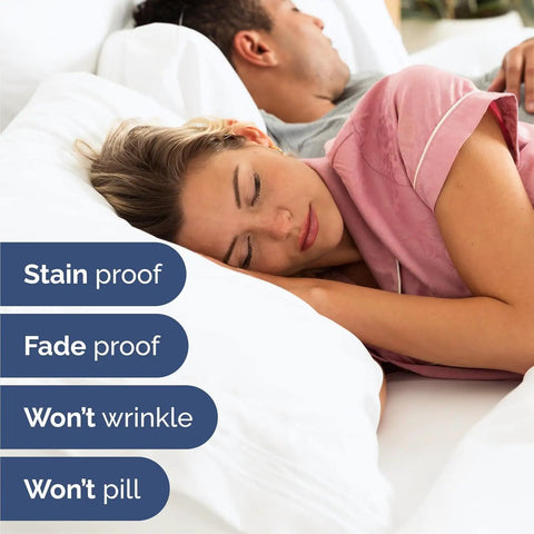 King Size Four Piece Sheet Set With Chill Cooling Fabric And Deep Pockets Up To Sixteen Inches Super Snug And Breathable White Bedding Crafted To Keep You Fresh And Catch Some Major Zzzs All Night Long
