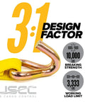 Heavy Duty J Hook from Ultra Badass Heavy Duty J Hook Ratchet Straps For Hauling Cargo On Trailers And Pickups Two By Twelve Feet 10k Break Strength