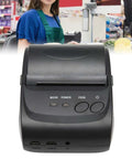Blazing Fast 58mm Thermal Label Printer, Compact Desktop Receipt Machine ready for use with USB and COM ports.
