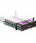 Massive 36 Pod Coffee Capsule Tray For Tassimo Pods Drawer Organizer With Tempered Glass Top shown with open drawer and pods inside