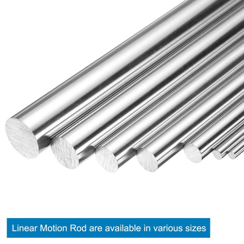 2 Pack 5mm Diameter 150mm Linear Motion Rod Shaft Guide Set Chrome Plated Case Hardened Steel For 3D Printers And CNC Machines, rods