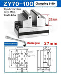 Precision Self Centering Vise With Rotary Turntable Fixture For Four And Five Axis Machining Centers, ZY70-100, clamping 6-80.