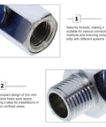 Quarter Inch Solid Brass Mini Ball Valve With Npt Thread Shut Off Handle showing detailed threaded connections for compatibility.