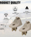 Chevy Sun Visor Clip Holder 2 Pack For Silverado Sierra Tahoe Yukon Suburban 1999-2006 Sunshade Clamp product quality features
