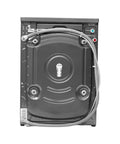 Back view of Killer Compact Washing Machine With 2.2 Cu Ft Auto Sense Water Level Detection 1400 Rpm Spin, showing hoses and connections.
