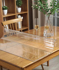 14x24 Inch Clear PVC Desk Blotter Mat Waterproof Table Protector Pad With Transparent Topper No Mess Easy Clean for tables