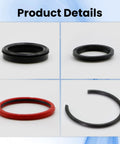 Product details of Heavy Duty Bucket Cylinder Hydraulic Seal Kit For Front End Loaders And 48 Inch Manure Fork Buckets Fits 7108 1320 1520 1720 1920 And 7308 Farm Loader Case IH L130 Replacement 9600671 9616371