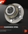 Rear Wheel Bearing And Hub Assembly 5 Lug Direct Fit For Ford Transit Connect 2010 2011 2012 2013 Rear Driver Or Passenger Side 4 Point 3 Inch Bolt Circle No ABS