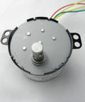 Top view of 110V 50KTYZ Synchronous Gear Motor, 6W Low Noise Slow Speed Reducer, CW CCW, 10 To 12 RPM, High Torque Electric Motor
