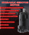 Beefy Hydraulic Motor Replacement For Eaton Char-Lynn 2000 Series 104-1005-006, 1-Inch Shaft, 1/4-20 UNC-2B Thread