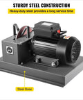 Rock Solid 500W Bench Grinder With 7 Inch Wheel For Sharpening Lawnmower Blades Knives And Scissors Adjustable Angle Rotary Table Sander featuring steel base construction.