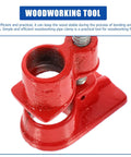 Lightweight 1/2 Inch Quick Release Pipe Clamp for Woodworking and Wood Gluing, Red Heavy Duty Workholding Tool for DIY Carpenters