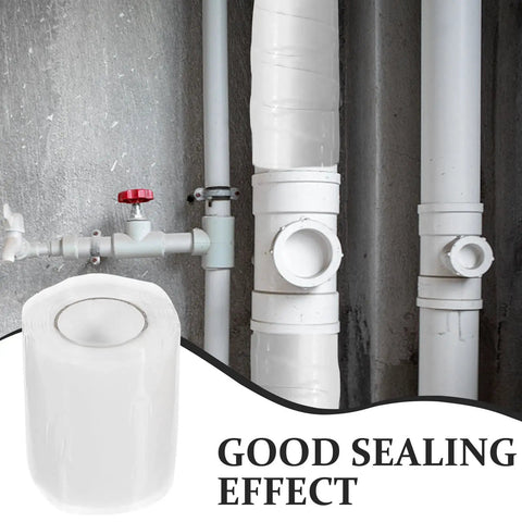 5cm Wide Silicone Rubber Waterproof Hose Repair Tape No Mess Easy Fix 1m Long 1mm Thick Sealant For Water Pipe Leaks