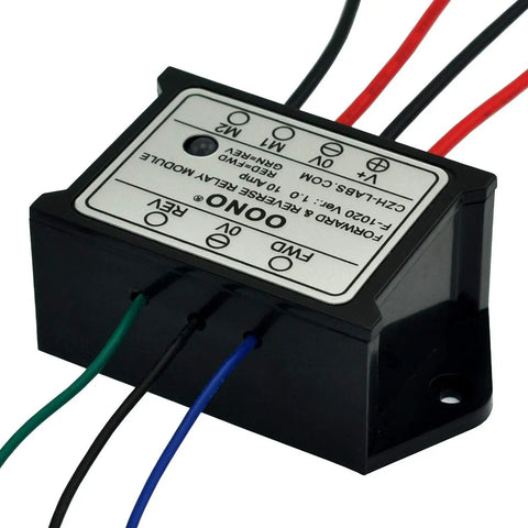 Forward and Reverse Relay Module for Motor and Linear Actuator, Reversing Relay Controller for DC 24V Motors with wiring view