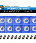 12mm Round Tungsten Carbide Inserts Set For DIY Wood Lathe Turning And Hollowing Tools Pro Grade Rugged High Strength