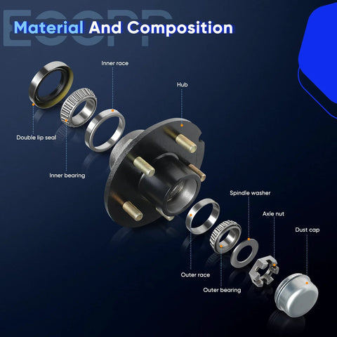 Front Wheel Hub And Bearing Assembly Set 513137 For Chevy Malibu Classic Pontiac Grand Am Oldsmobile Alero Cutlass material components