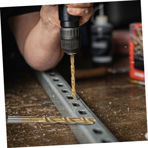 Cool HAKIDZEL 19 Piece Cobalt Drill Bit Set Made From High Speed Steel Twist Bits With Serious Impact Resistance For Nailing Precision Drilling On Tough Metal And Wood Fast and Easy, cobalt HSS twist bit in metal drilling