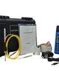 Super Handy Portable Handheld Metal Hardness Tester With Industrial DL Probe For Rebound Testing On Forged Steel and Other Metals At Any Angle Featuring Large Color Screen Display And Direct Print Function, complete with case and accessories.