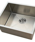 Undermount 22 Inch Stainless Steel Kitchen Sink With XL Deep Single Bowl 16 Gauge Heavy Duty Top Tier Full Accessory Set Included Drain Strainer Lids Bottom Grid Flexible Drying Rack And Template For Easy Install