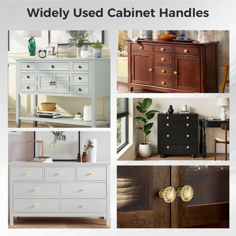 12 Pack Vintage Brushed Gold Cabinet Knobs Set For Kitchen Dresser And Wardrobe, Solid Zinc Alloy Hardware Pulls, Elegant Brushed Finish, An Easy Upgrade For Your Cabinets And Furniture, Elevate Home Decor, used on dresser and cabinet doors