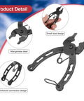 2 In 1 Bicycle Chain Plier Tool Link Pliers For Quick Link Opening And Closing, Portable manganese steel construction