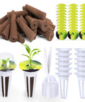 79 Piece Indoor Hydroponic Seed Pod Kit With Sponges Domes Baskets Labels And Tweezer Compatible With Aerogarden