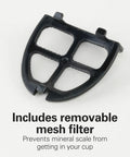 Black removable mesh filter for Electric Tea Kettle Cordless 1 L Water Boiler And Heater With Auto Shutoff And Boil Dry Protection