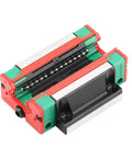 HGW25 Square Linear Guide Rail Kit 400mm With Four Flange Carriage Blocks For 3D Printers And DIY Projects close-up of flange carriage block