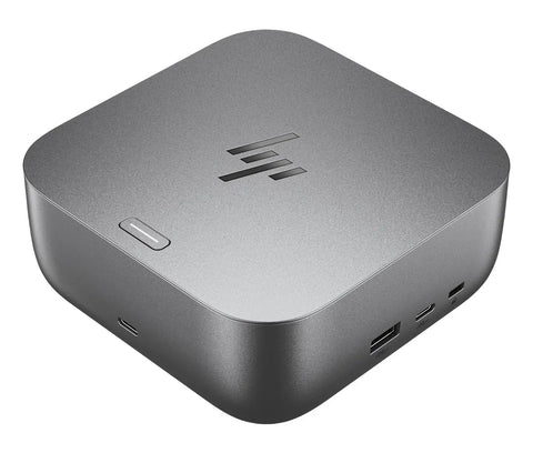Heavy Duty Thunderbolt 4 Docking Station With Ridiculous 280W Power Delivery And Blazing Speed Plug And Play Ready For Your Ultimate Office Rig Smooth Operator, side view showing USB-C ports.